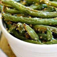 Green Beans Roasted with Parmesan